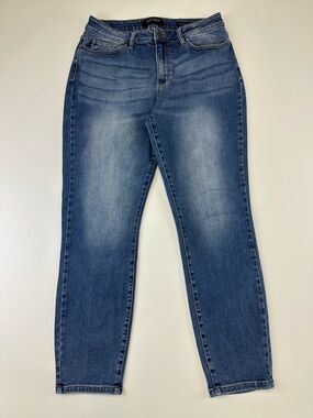 Judy Blue Boyfriend Fit Stretch Jeans Size 11/30 Medium Wash Casual Denim Comfy